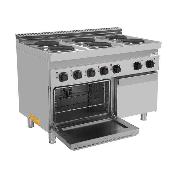 Elektroherd 6 PL mit Elektrobackofen â€“ E70FEO30-K