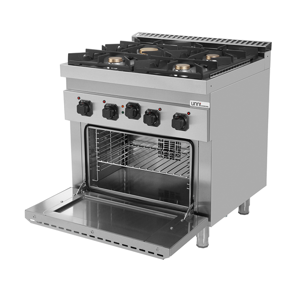 Gasherd mit Elektroofen â€“ 4 Brenner â€“ E70FG020
