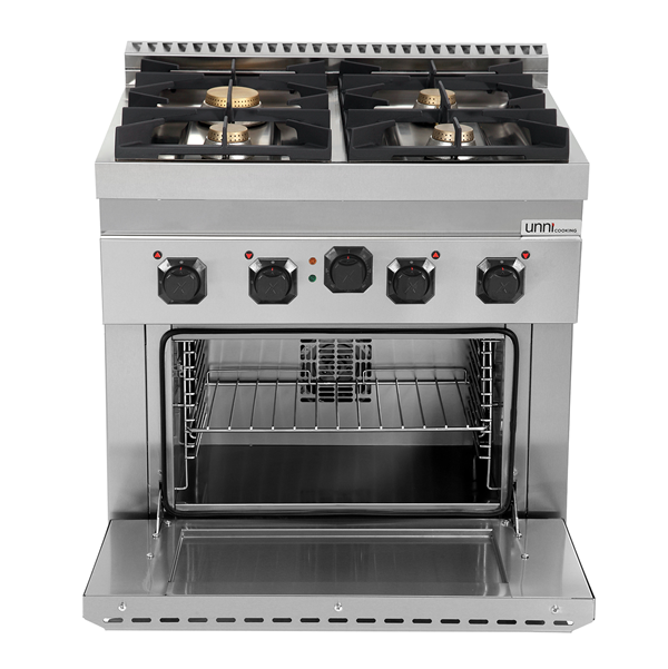 Gasherd mit Elektroofen â€“ 4 Brenner â€“ E70FG020