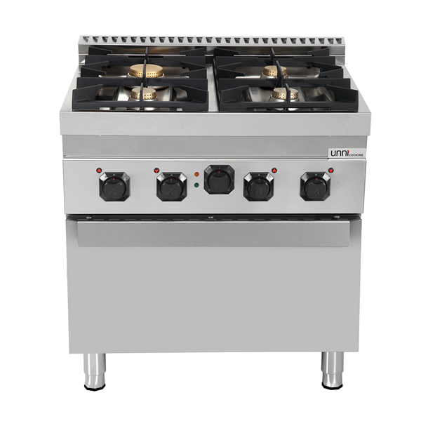 Gasherd mit Elektroofen â€“ 4 Brenner â€“ E70FG020