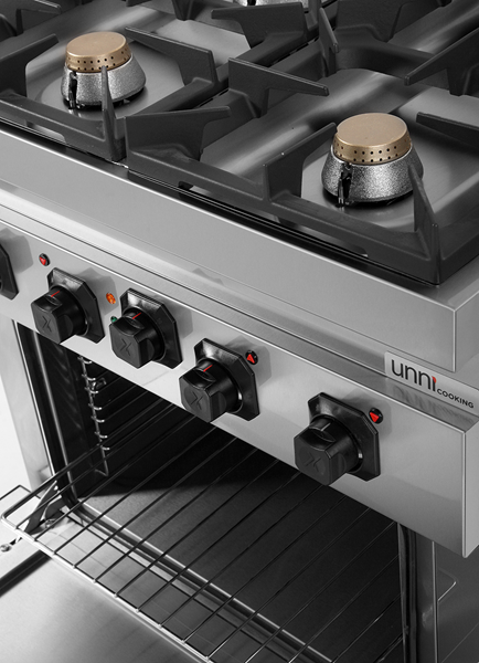Gasherd mit Elektroofen â€“ 4 Brenner â€“ E70FG020