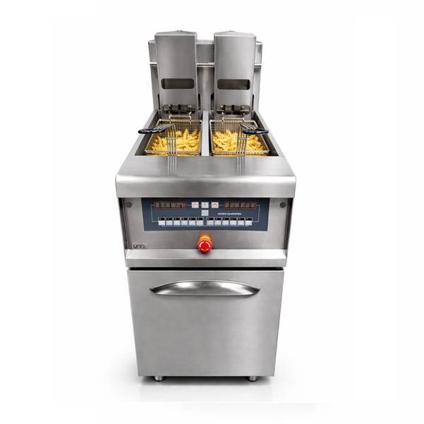 DuoLift Pro Digital Fritteuse â€“ 2Ã—13,5 L â€“ Automatischer Korbheber