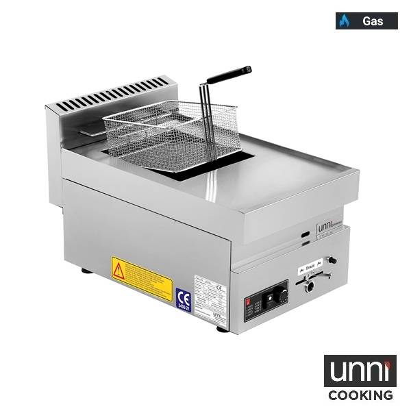 Gasfritteuse 1x8L