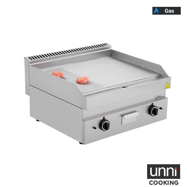 Gas-Griddle â€“ 1/3 GERIFFELT - 2/3 GLATT