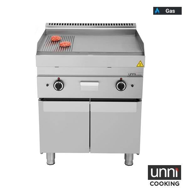 Gas-Griddle â€“ 1/3 GERIFFELT - 2/3 GLATT