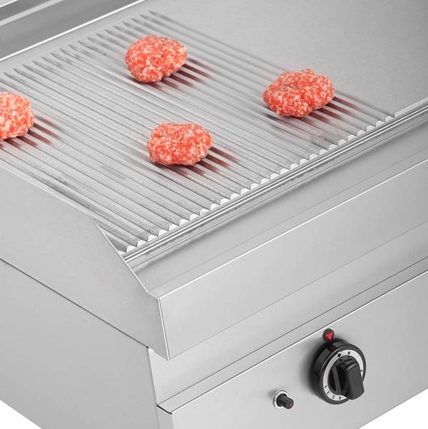 Gas-Grillplatte â€“ 1/3 GERIFFELT â€“ 2/3 GLATT