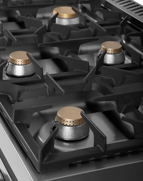 Gas stove without doors â€“ 28.5kW â€“ 4 Burners â€“ G70C20