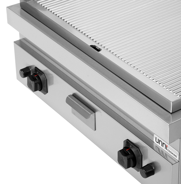 Grillplatte Gas â€“ Gerillt â€“ G70GP20B+G