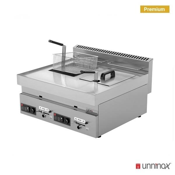 Gasfritteuse 2x8L