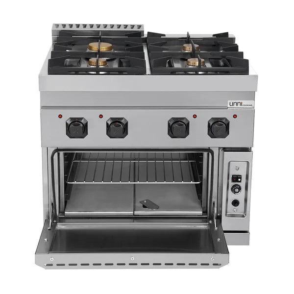 Gasherd mit Gasofen â€“ 4 Brenner - G70FG020