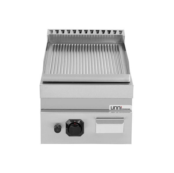 Grillplatte Gas â€“ Gerillt/Chrom â€“ G70GP10B+GC