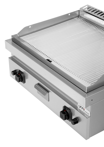 Griddle plate Gasâ€“ Grooved Chrome â€“ G70GP20B+GC
