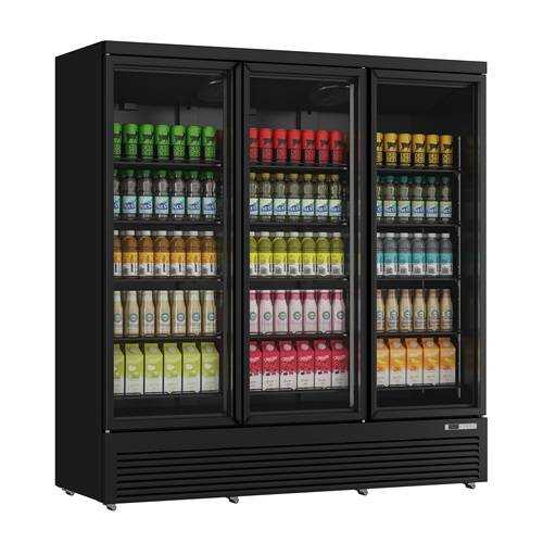 KÃ¼hlschrank mit 3 GlastÃ¼ren - 1530L