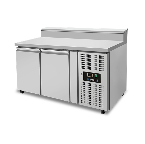 Saladette 2 TÃ¼ren (1/1 GN) Oberseite 6Ã— 1/3 GN +2Â°C bis +8Â°C UmluftkÃ¼hlung Klappdeckel