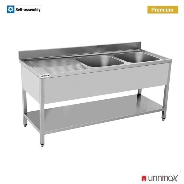 180x70xH85cm â€“ 2 Becken rechts