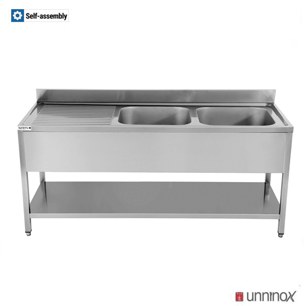 1600x700xH850mm 2 Schalen Rechts