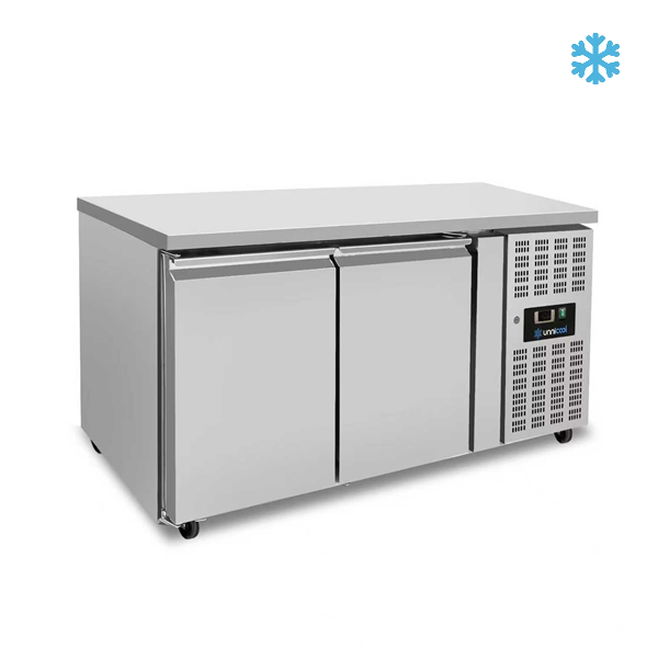 GEFRIER-Tresen â€“ 2 TÃ¼ren â€“ ohne Aufsatz 136x70x85cm