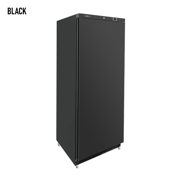Schwarzer KÃ¼hlschrank â€“ 600 l â€“ +2 Â°C bis +10 Â°C