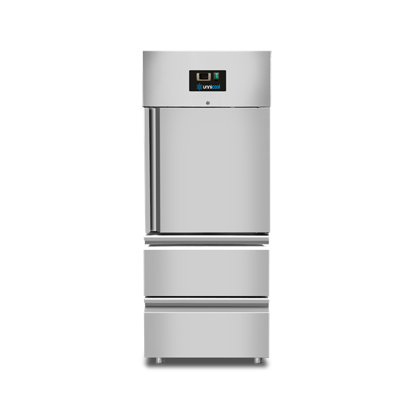 KÃ¼hlschrank â€“ 1 TÃ¼r â€“ GN 2/1 â€“ 650 Liter â€“ 1 HalbtÃ¼r und 2 Schubladen