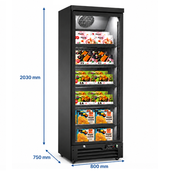 Gefrierschrank 1 GlastÃ¼r â€“ 500Ltr
