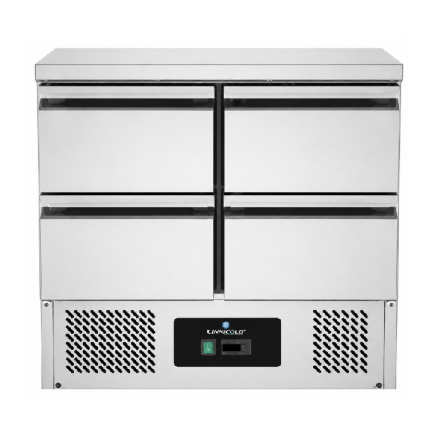 Refrigerated Counter 900x700xH850mm - With 4 drawers