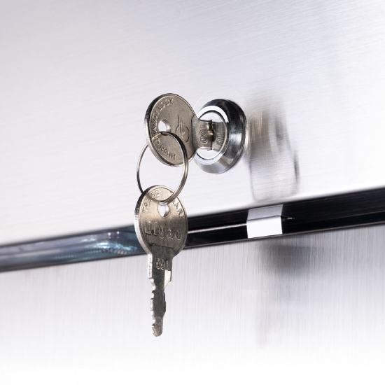 Starline Doppeltür-Kühlschrank mit Rädern, GN 2/1