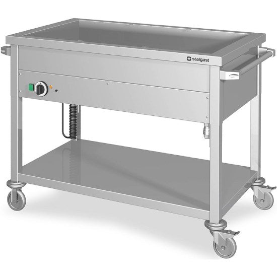 Bain-Marie Wagen mit einem Becken, für 3x GN1/1205x600x850 mm