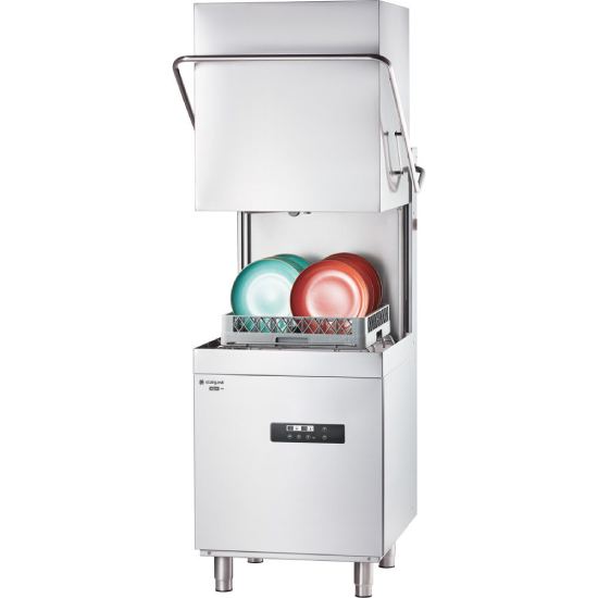 Haubenspülmaschine DigitalPower inkl. Klarspülmittel-, Reinigerdosier- und Klarspülpumpe, 400V, 10 kW