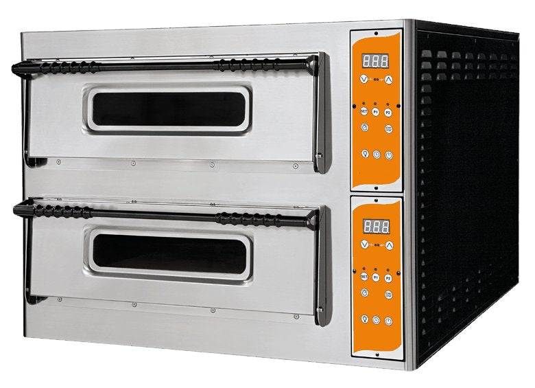 Pizzaofen Deluxe Vollschamott digital - 2 Kammern / Deluxe66DTOP
