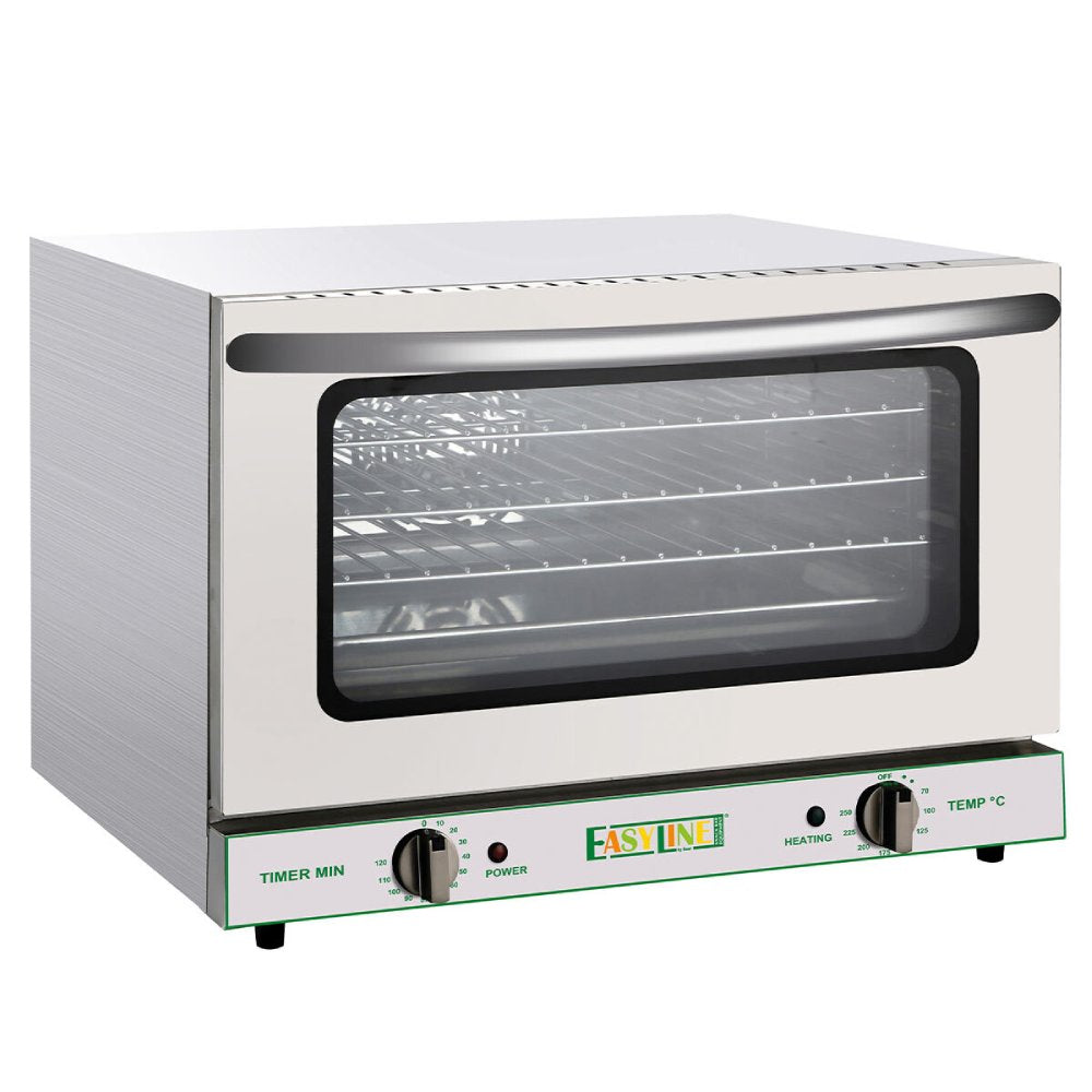 EASYLINE Heißluftofen mit 4 Einschüben BT 450 x 330 mm / 47 Liter