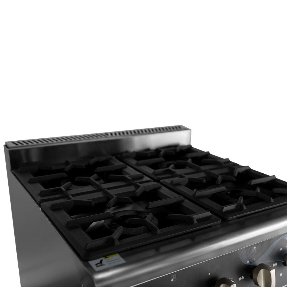 EASYLINE Gasherd 700 - 4 Brenner 28,8 kW - mit Gasbackofen