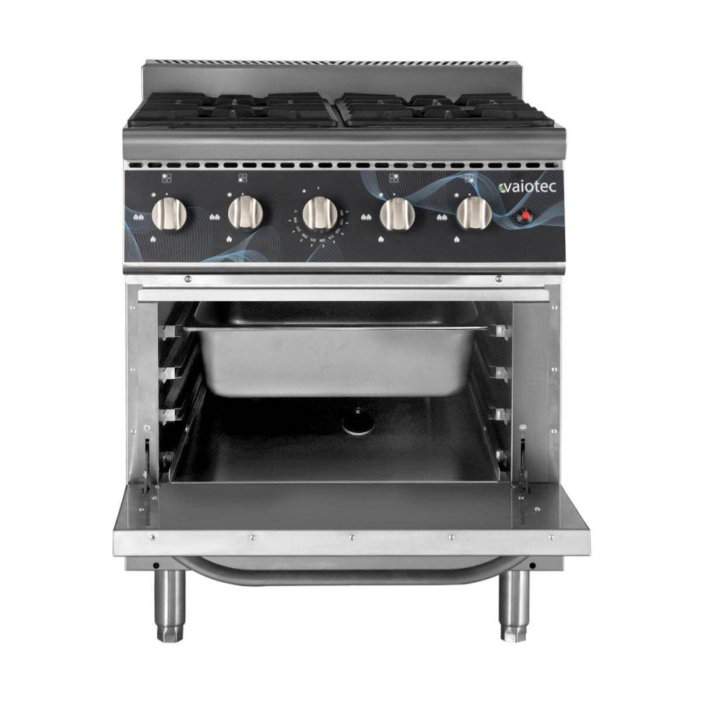 EASYLINE Gasherd 700 - 4 Brenner 28,8 kW - mit Gasbackofen