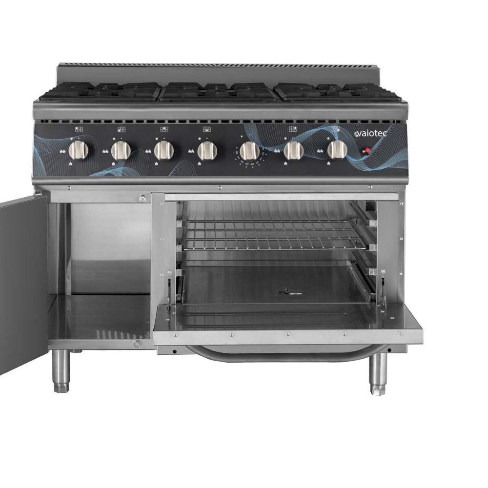 EASYLINE Gasherd 700 - 6 Brenner 43,2 kW - mit Gasbackofen