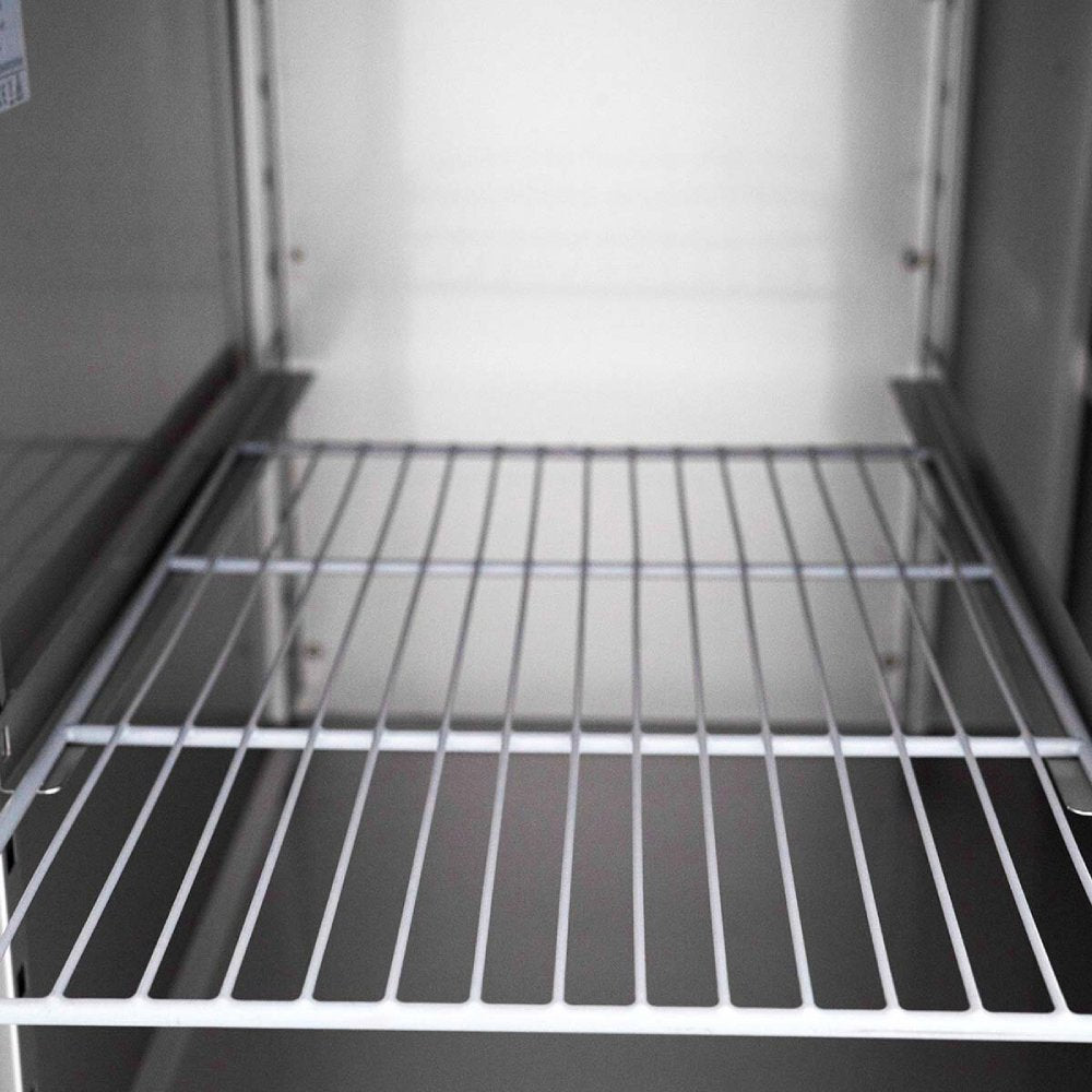 EASYLINE Pizzakühltisch 800 / 2-türig & 7 Schubladen "schwarz" inkl. Kühlaufsatz GN1/3