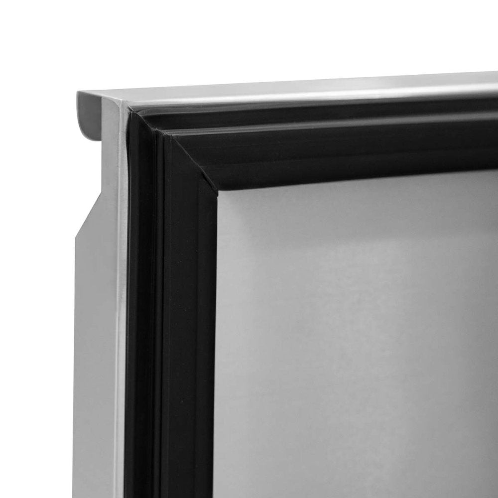 EASYLINE Pizzakühltisch 800 / 2-türig & 7 Schubladen "schwarz" inkl. Kühlaufsatz GN1/3