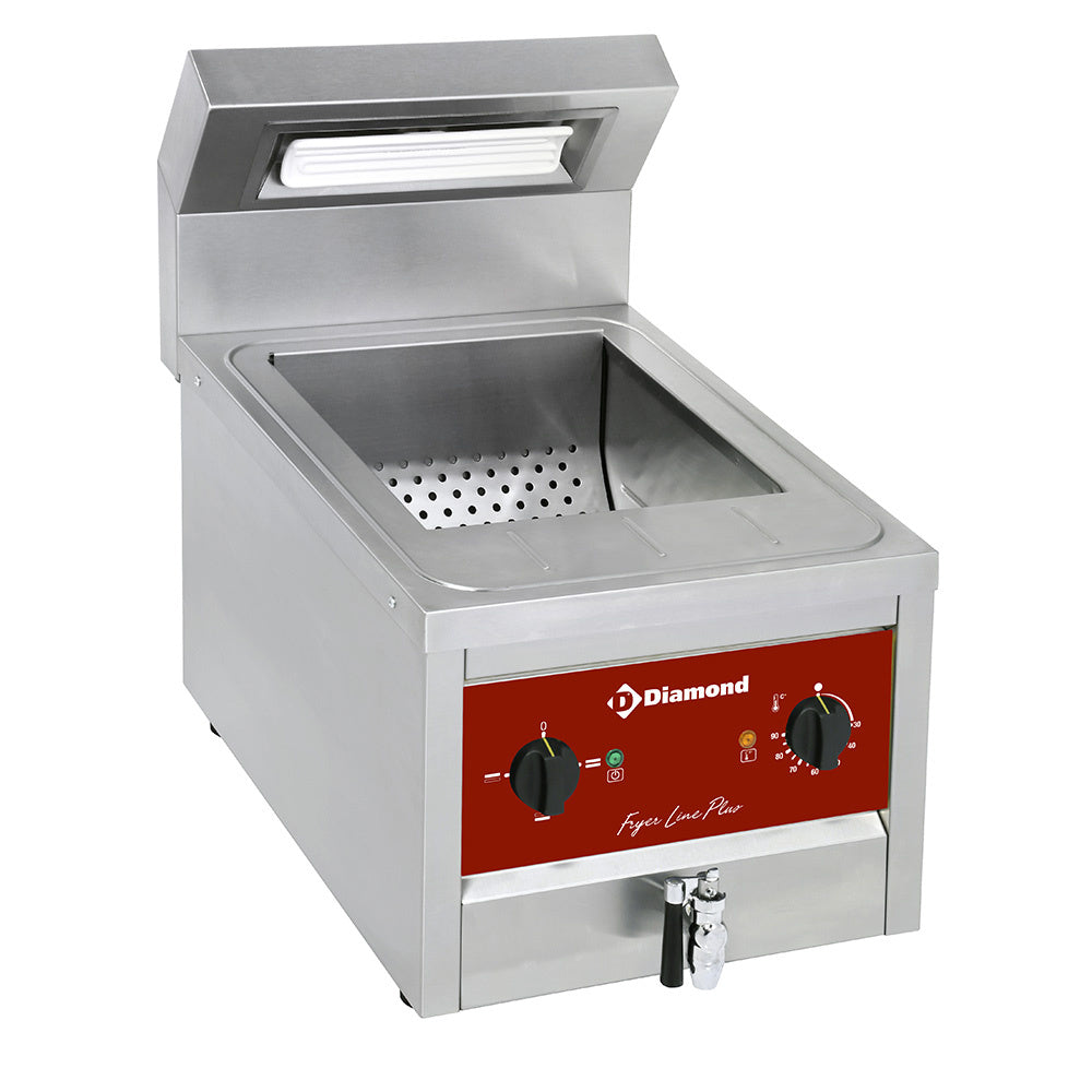 Elektro-Salzbecken für Pommes Frites Kapazität 12Lit. -TOP- - FSM-WP