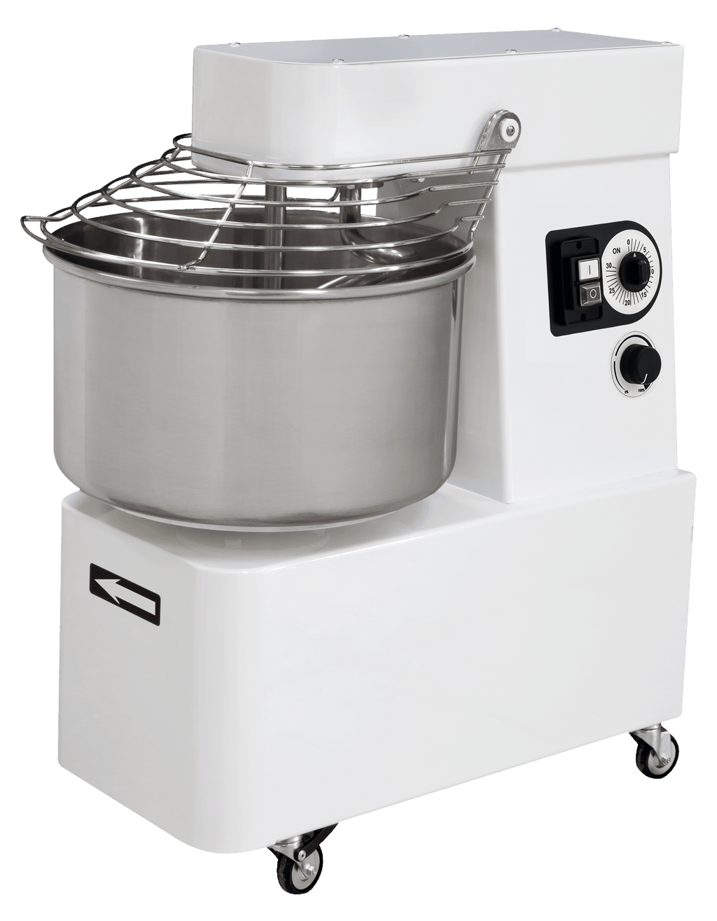 Teigmaschine- stufenlos - Kesselvolumen: 41 Liter / 35 kg Teig / IBV40