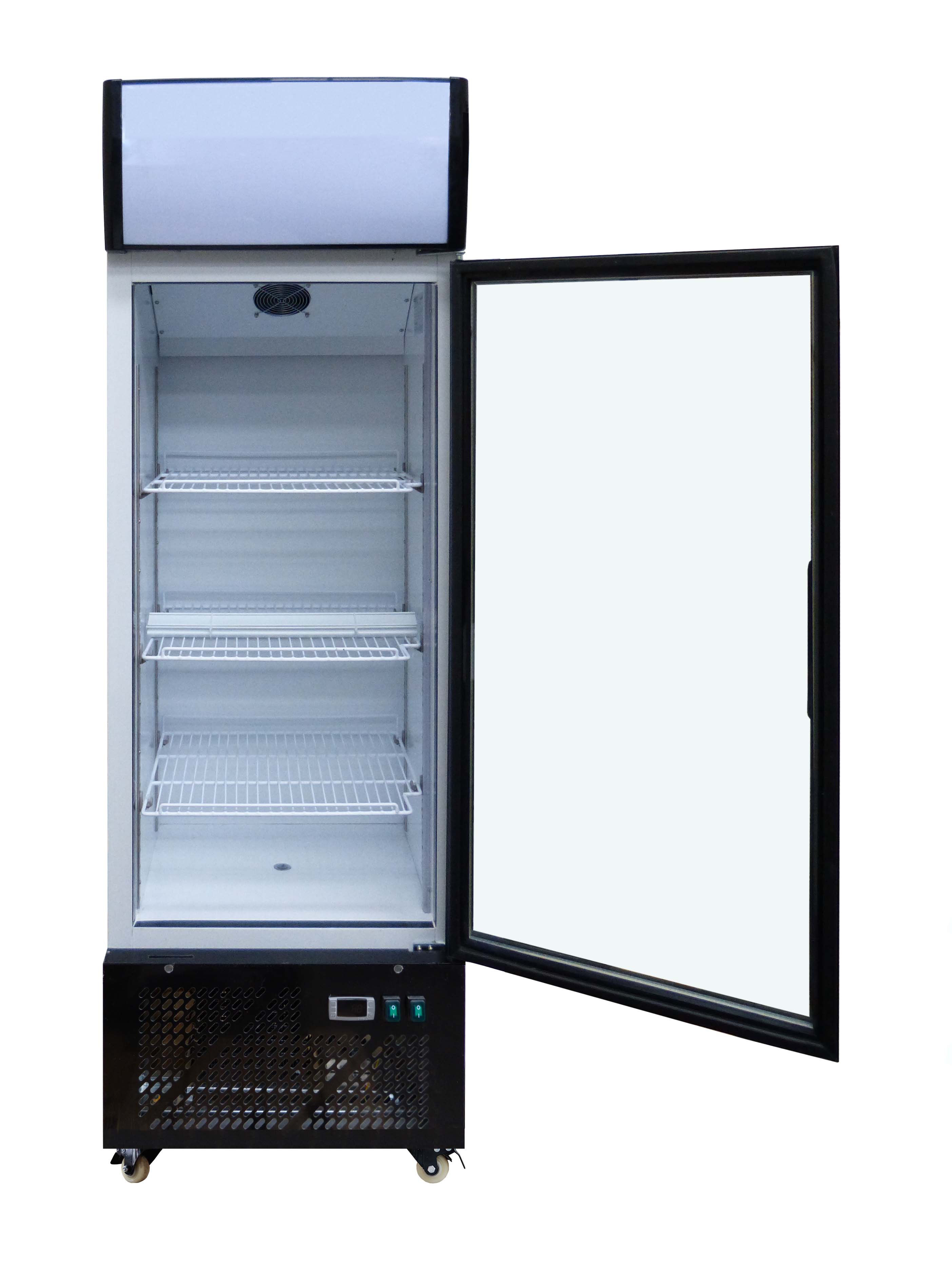 Getränkekühlschrank mit Display, Inhalt 305 Liter