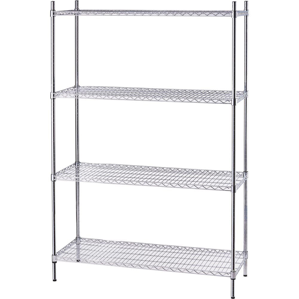 Lagerregal mit Drahtböden 1200x450x1800 mm (BxTxH)