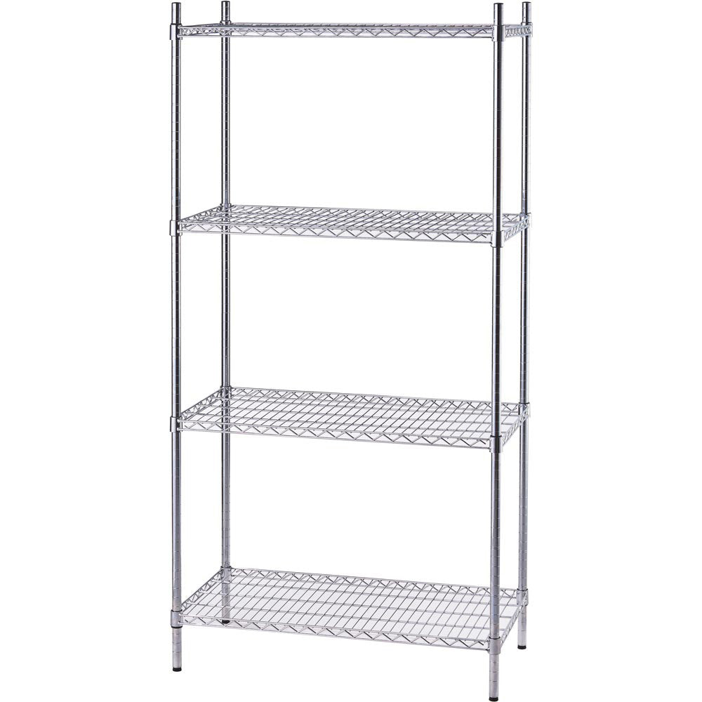 Lagerregal aus Chromstahl 610x610x1800 mm