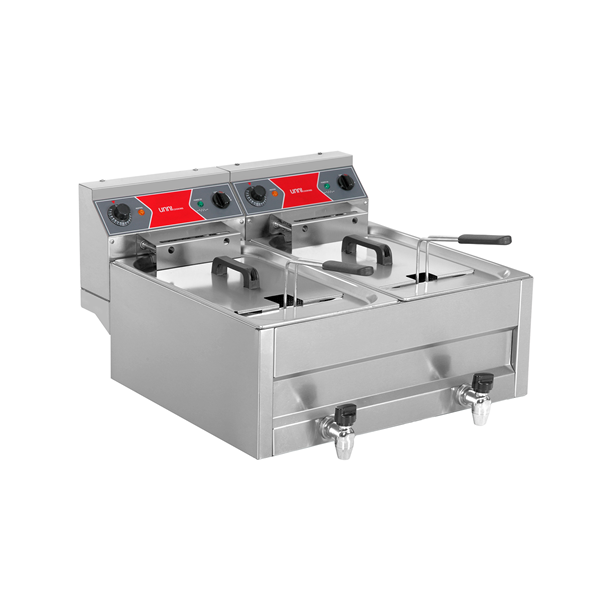 Elektrisch 2x10L 50Â°C/200Â°C 2x9kW (400V)