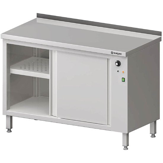 Wärmeschrank mit Schiebetüren 1400x600x850 mm mit Aufkantung