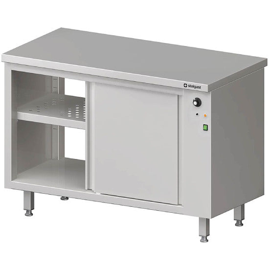 Durchreiche-Wärmeschrank mit Schiebetüren 1500x600x850 mm