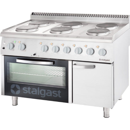 Elektro-Herd mit Backofen (GN 2/1) Serie 700 ND - 6-Platten (6x2,6)