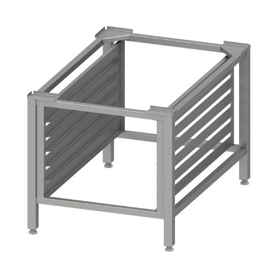 Untergestell mit 6 GN-Einschubschienen für SmartCook, GN 2/1, h=650 mm