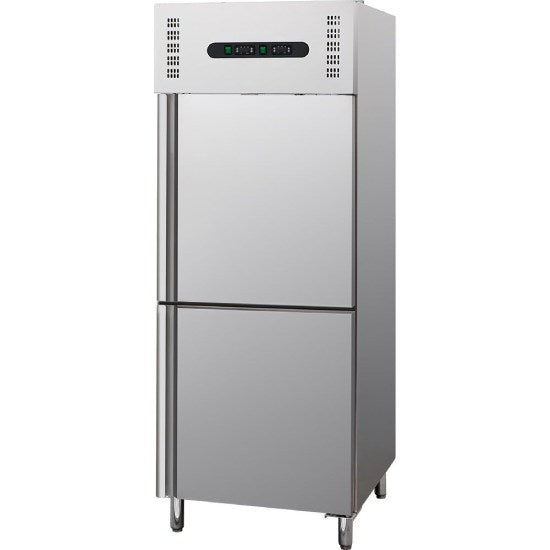 Kühl- / Tiefkühlkombination, 300 + 300 Liter, geeignet für GN 2/1, Abmessung 680 x 800 x 2010 mm (BxTxH)