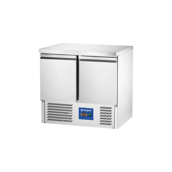 STARLINE Kühltisch mit zwei Türen, GN1/1, 900x700x850 mm (BxTxH), 240 L, ohne Aufkantung