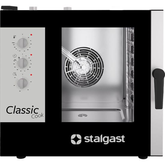 Kombidämpfer, STALGAST ClassicCook, manuelle Steuerung, Gas, 7xGN1/1, 14 kW