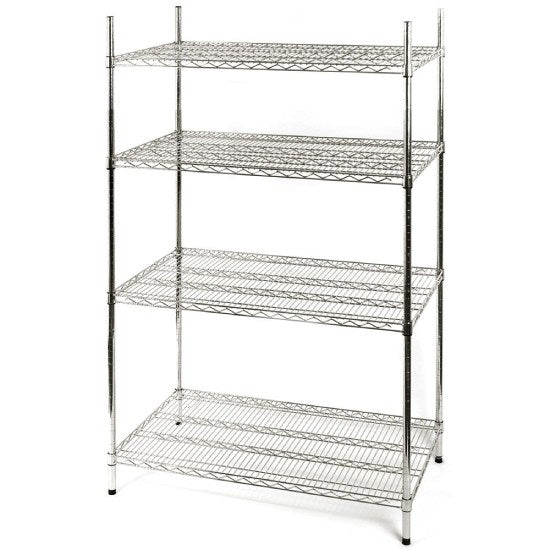 Lagerregal aus Chromstahl 1825x610x1800 mm