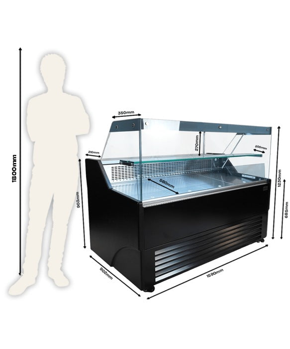 KÜHLVITRINE WESLEY 1.5